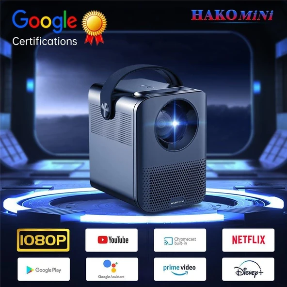 Shaza Hakomini PL3 200 Lümen Full HD Wi-Fi Android Taşınabilir Mini LED Projeksiyon Cihazı Outlet