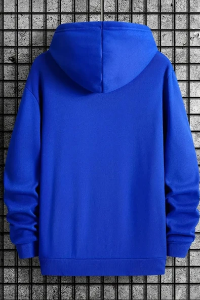 Black Baskılı  Pamuklu Oversize Sweatshirt - Resim 12