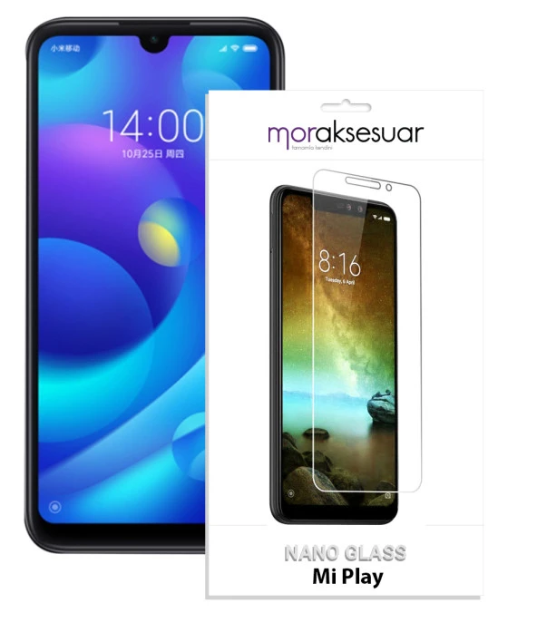 Xiaomi Mi Play Nano Kırılmaz Cam Ekran Koruyucu İnce Esnek