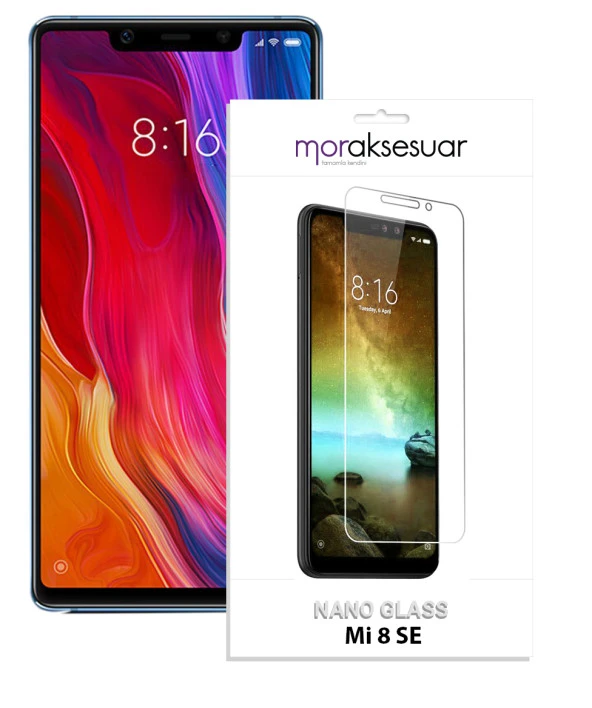 Xiaomi Mi 8 SE Nano Kırılmaz Cam Ekran Koruyucu İnce Esnek