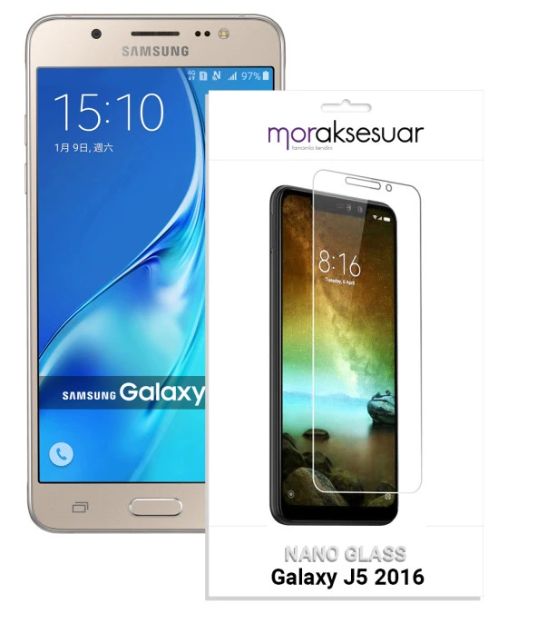 Samsung Galaxy J5 2016 Nano Kırılmaz Cam Ekran Koruyucu İnce Esnek