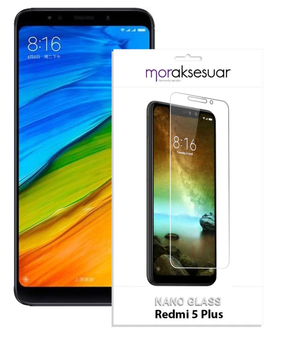 Xiaomi Redmi 5 Plus Nano Kırılmaz Cam Ekran Koruyucu İnce Esnek