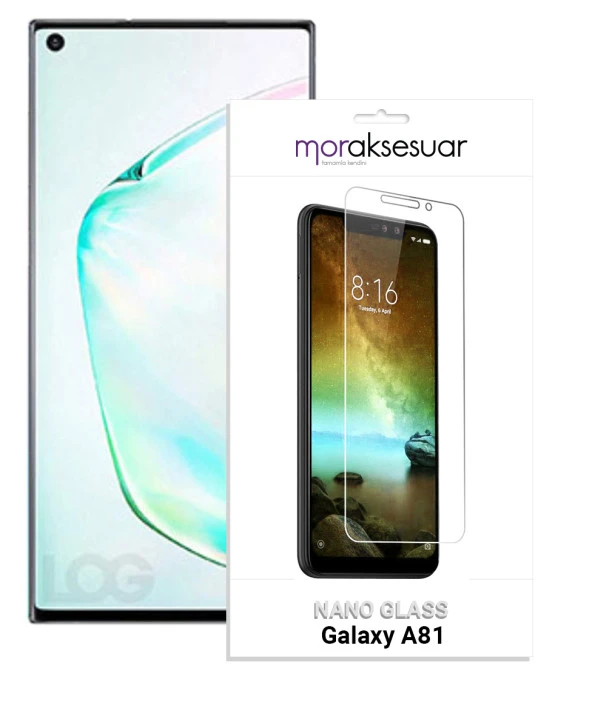 Samsung Galaxy A81(Note 10 Lite) Nano Ekran Koruyucu Cam İnce