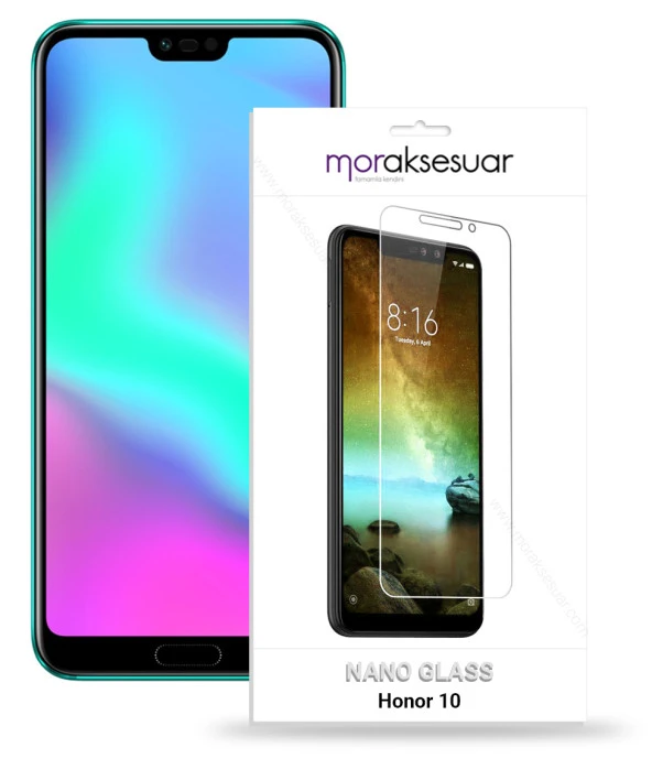 Honor 10 Nano Kırılmaz Cam Ekran Koruyucu İnce Esnek