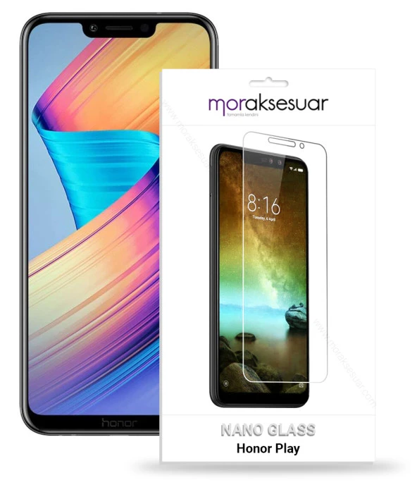 Honor Play Nano Kırılmaz Cam Ekran Koruyucu İnce Esnek
