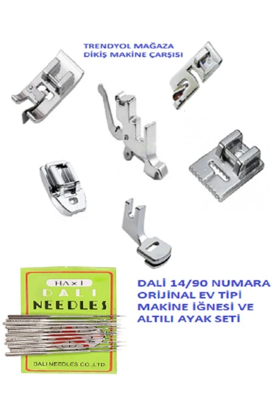 singer pfaff  Dikiş Makine Çarşısı -singer Zetina Jnme Dikiş Makine Altı Parça Ayak Seti-dali 14 No 10 Adet Iğne