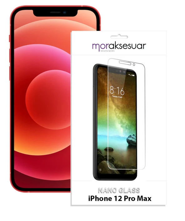 Apple iPhone 12 Pro Max Nano Kırılmaz Cam Ekran Koruyucu Esnek