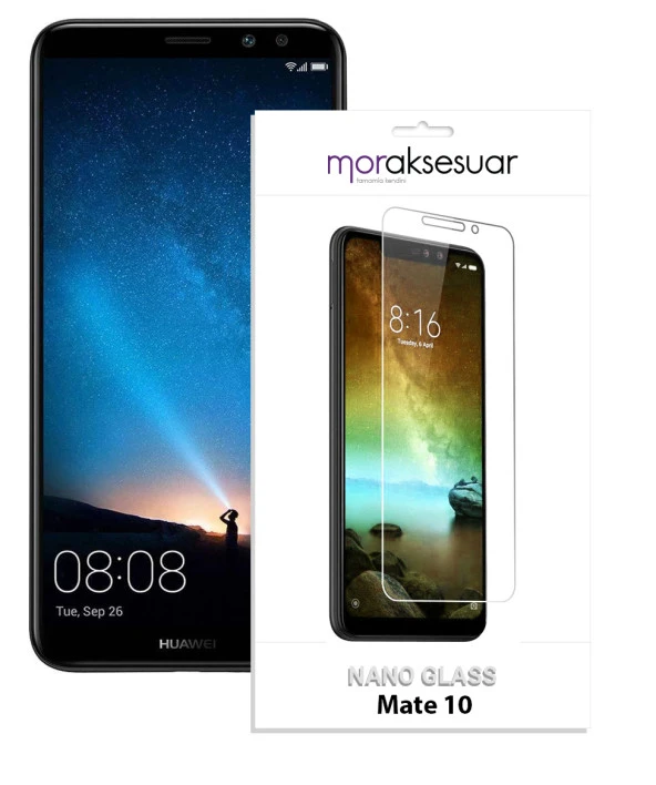 Huawei Mate 10 Nano Kırılmaz Cam Ekran Koruyucu İnce Esnek