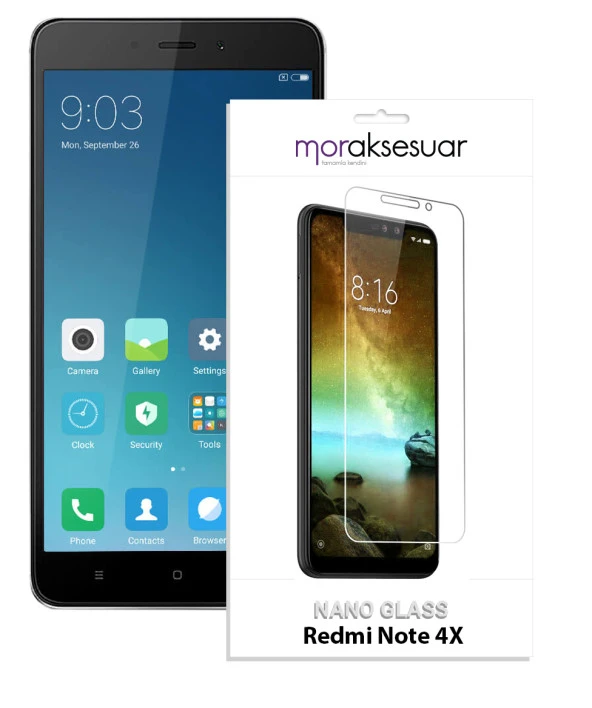 Xiaomi Redmi Note 4X Nano Kırılmaz Cam Ekran Koruyucu İnce Esnek