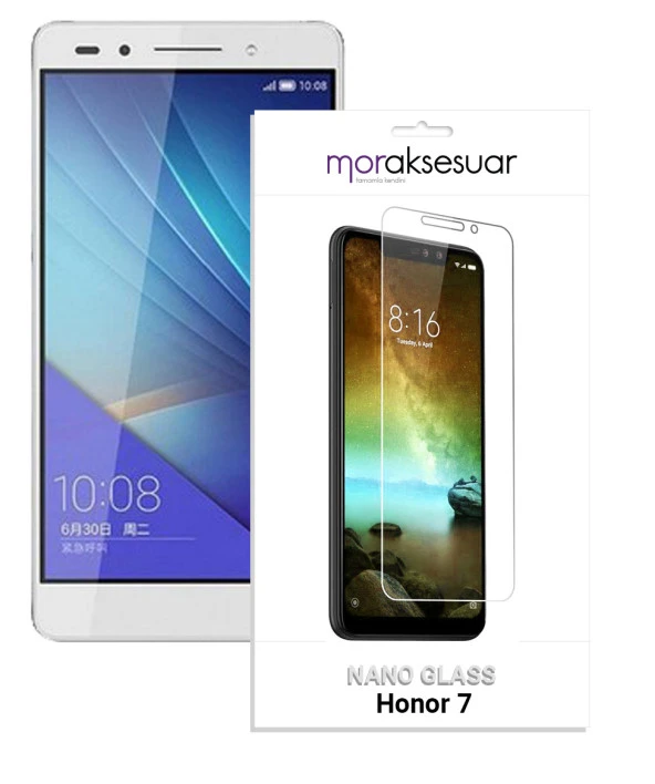 Honor 7 Nano Kırılmaz Cam Ekran Koruyucu İnce Esnek