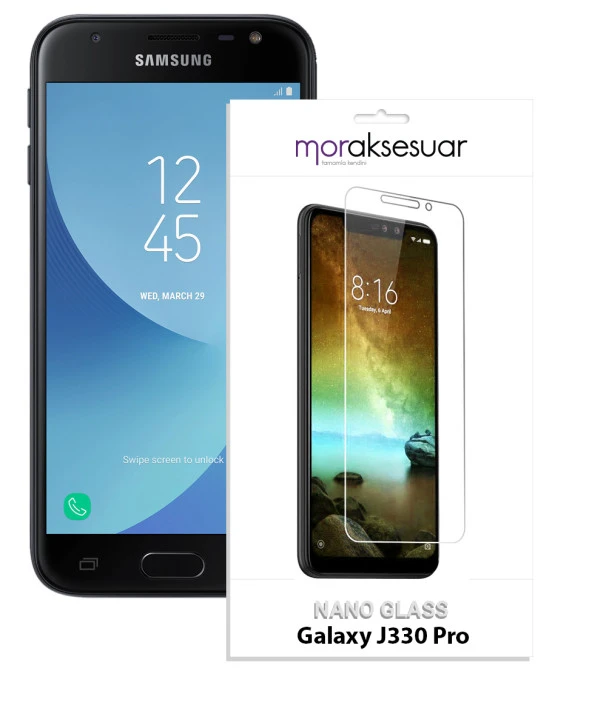 Samsung Galaxy J330 Pro Nano Kırılmaz Cam Ekran Koruyucu İnce