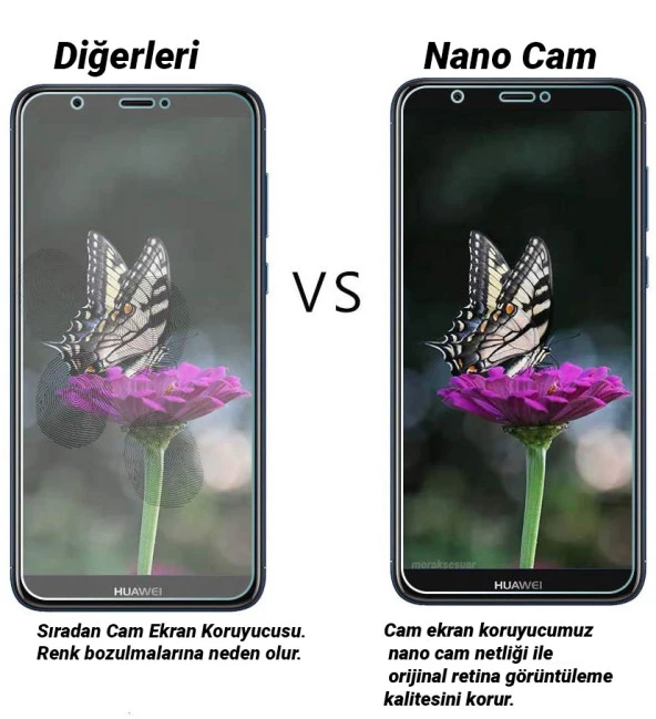 Huawei P30 Nano Kırılmaz Cam Ekran Koruyucu İnce Esnek - 5