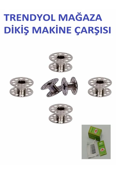 SİNGER  Ev Tipi Aile Dikiş Makinesi Mekik 6 Adet Masura-10 Adet Dali 14 Numara Iğne H-1-106
