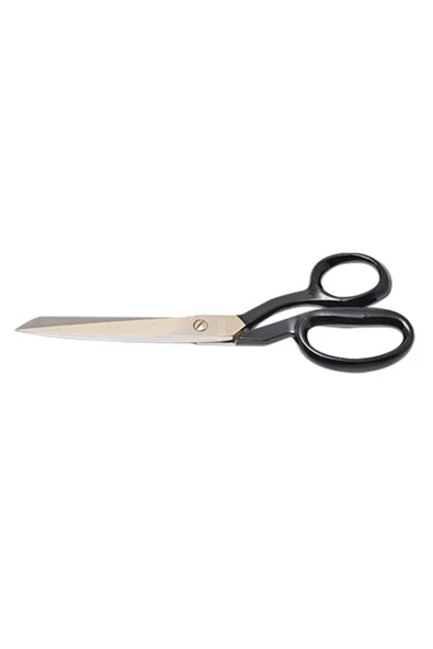 MERZE  4115-9 Inç Siyah Saplı Ekstra Kaliteli Yatık Regula Makası (22,5 CM)