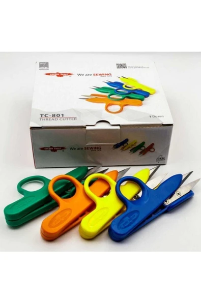 Linea  Golden Eagle Tc-801 Iplik Temizleme Makası Plastik 12 Adet