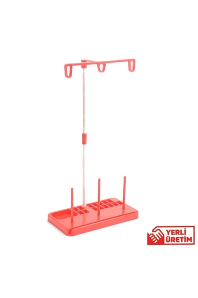 SAKASHİ  Sakashi Ev Tipi Dikiş Makine Çardağı 3 Iplikli Kırmızı