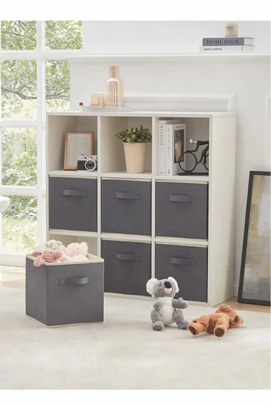 2'Li Dolap Içi Çamaşır Oyuncak Düzenleyici Kapaksız Saklama Kutusu Organizer 30x30x30 - 2