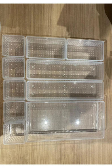 Bade 10 Parça Set Modüler Mutfak Çekmece içi Kaşıklık Çatal Bıçak Organizer Düzenleyici - 2