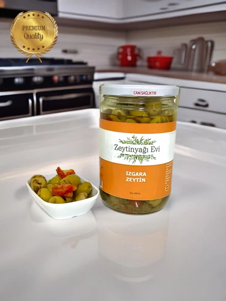 Zeytinyağlı Izgara Zeytin Salatası Domates Kurusu ve Baharat İlaveli 850 Gram - 9