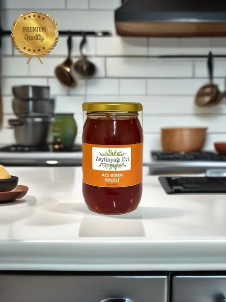 Acı Biber Reçeli Cam Şişe 400 Gram