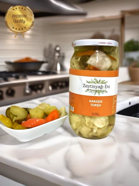 Karışık Turşu Beyaz Net 1000 Gram