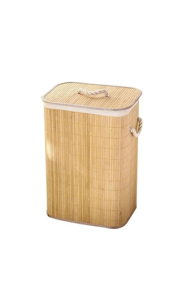 Bambu Kirli Çamaşır Sepeti Dikdörtgen 16565