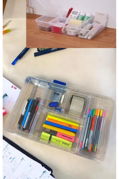 Nova Bölmeli Ofis Malzemesi Düzenleyici Kalemlik Çekmece içi organizer ( Kapaksız ) ürün görseli