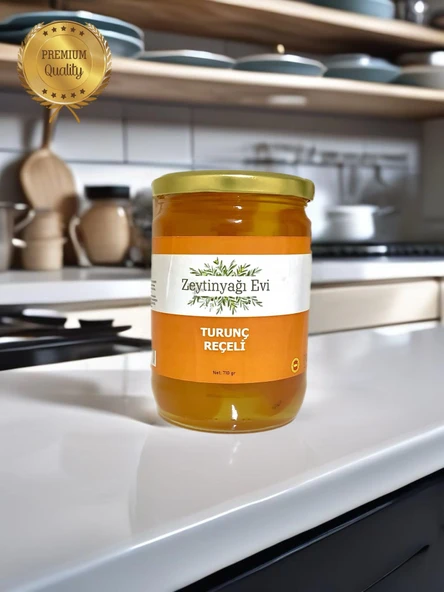 Turunç Reçeli Cam Şişe 710 Gram - 3
