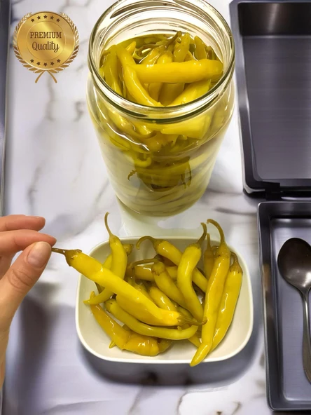 Acı Mut Biberi  Turşusu  Net 1000 Gram - 2