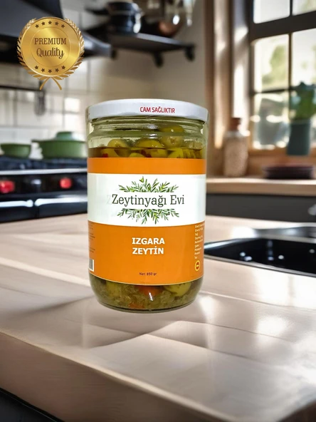 Zeytinyağlı Izgara Zeytin Salatası Domates Kurusu ve Baharat İlaveli 850 Gram - 4