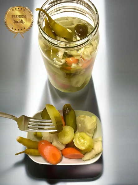 Karışık Turşu Beyaz Net 1000 Gram - 2