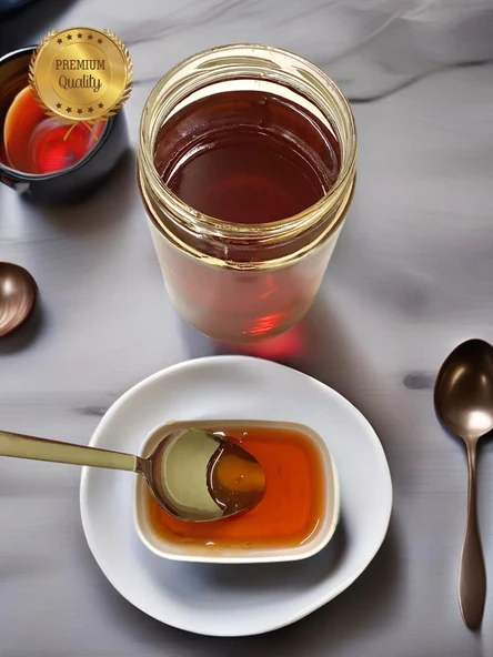 Yöresel Lezzetler Kozalak Şurubu 800 Gram Cam Kavanoz - 6