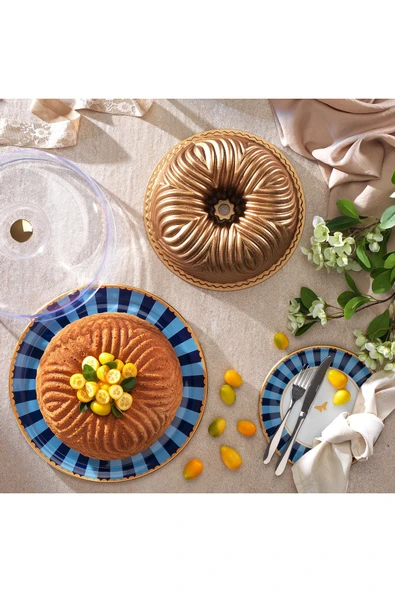 Cakehaus Döküm Kek Kalıbı 1 Parça-bronz