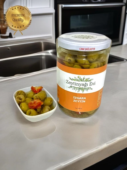 Zeytinyağlı Izgara Zeytin Salatası Domates Kurusu ve Baharat İlaveli 850 Gram - 7