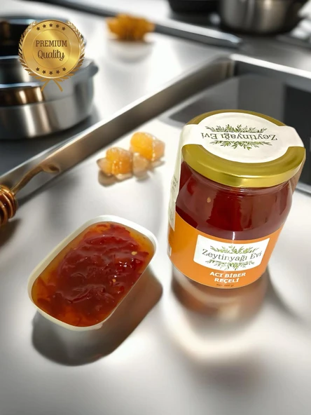 Acı Biber Reçeli Cam Şişe 400 Gram - 2