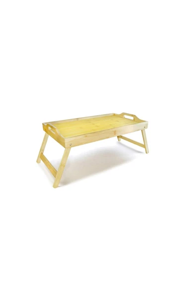 Bambu 50x30 Keyif Tepsisi 700658 Yatakta Kahvaltı Keyfi Tepsi Katlanır Yatak Çalışma Sehpası - 6
