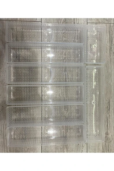 Bade 8 Parça Çekmece Içi Kaşıklık 7 1 Mutfak Düzenleyici Organizer Çatal Kaşık Kutusu - Resim 2