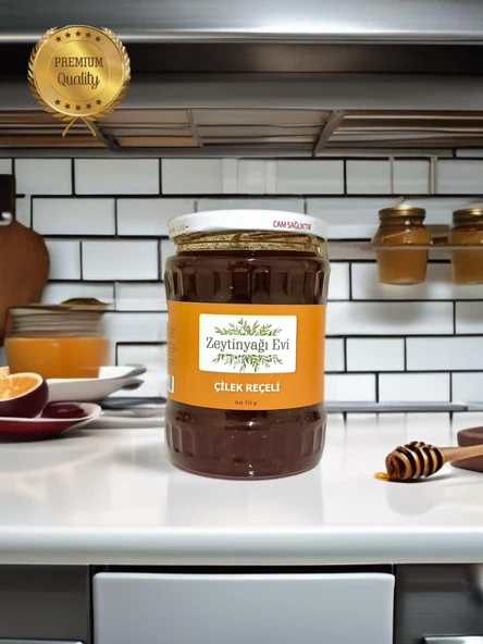 Yöresel Lezzetler Çilek Reçeli Cam Şişe 710 Gram - 2