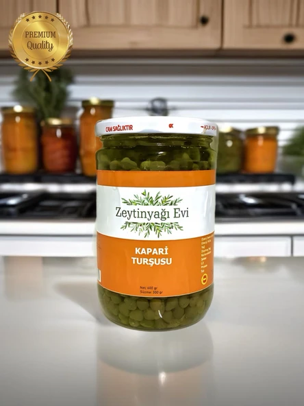 Özel Cam Şişe  Kapari Turşusu 600 gram - 6