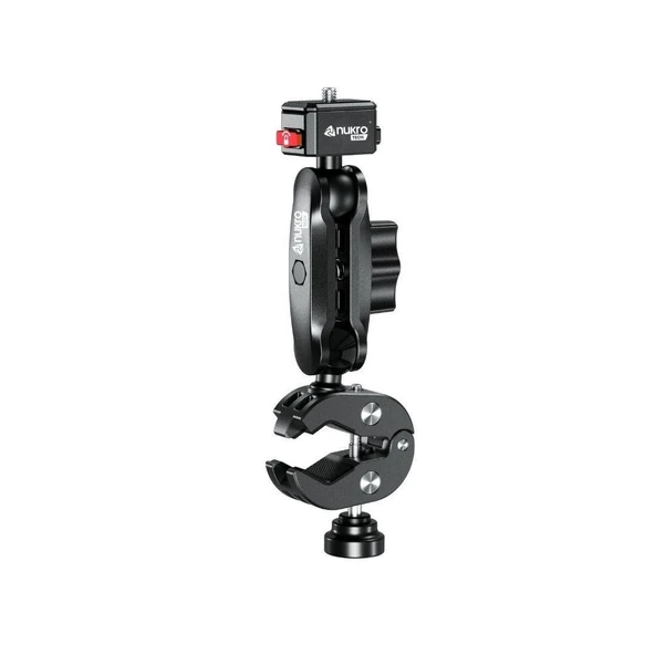 KELEPÇE BAĞLANTILI 360 AKSİYON KAMERA TUTUCU TAK ÇIKAR BAŞLIKLI - 6