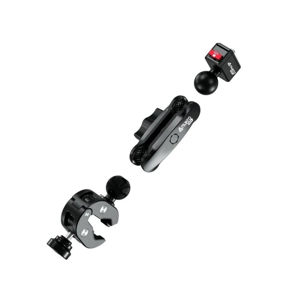 KELEPÇE BAĞLANTILI 360 AKSİYON KAMERA TUTUCU TAK ÇIKAR BAŞLIKLI - 2