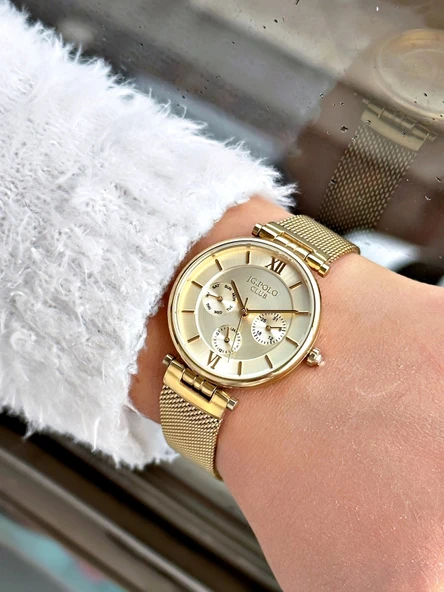 JG. Polo Clup Çelik Kadın Kol Saati - Resim 2