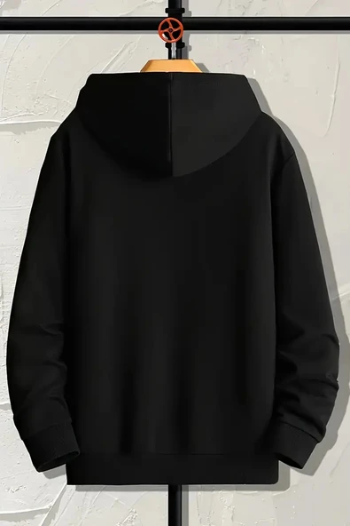 Meow Tatlı Kediler Baskılı Oversize Sweatshirt - Resim 4