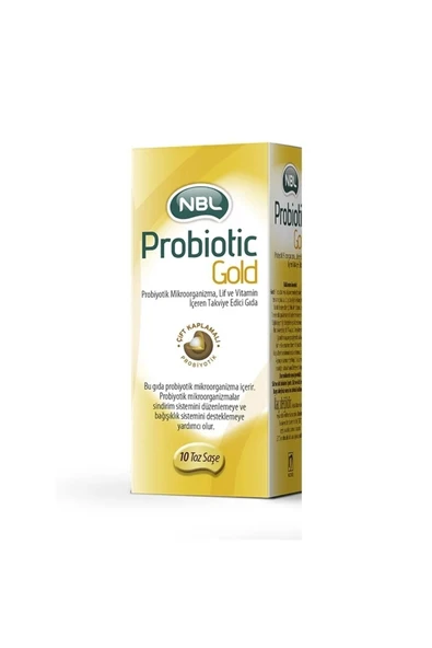 Nbl Probiotic Gold Çift Kaplamalı 10 Saşe