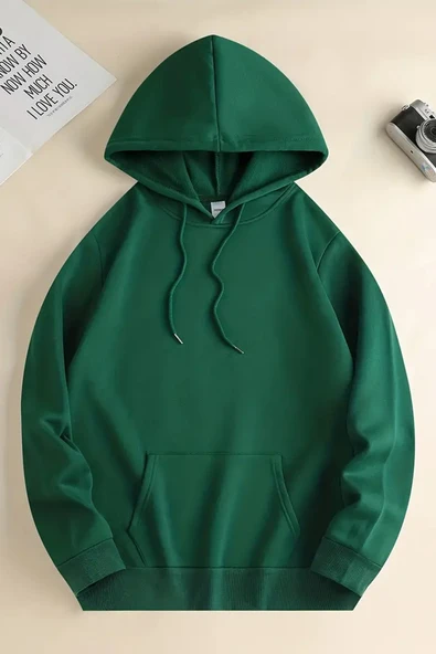 Love and Peace Baskılı Oversize Sweatshirt - Resim 12