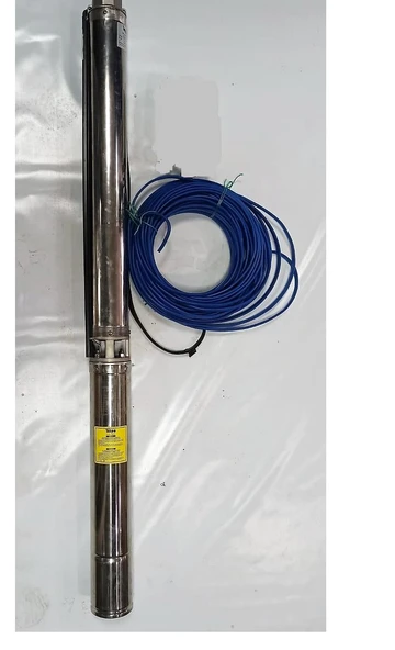 Impo Sk 415/28 10HP Krom Başlıklı  100 MT Yassı Kablolu  Dalgıç Pompa