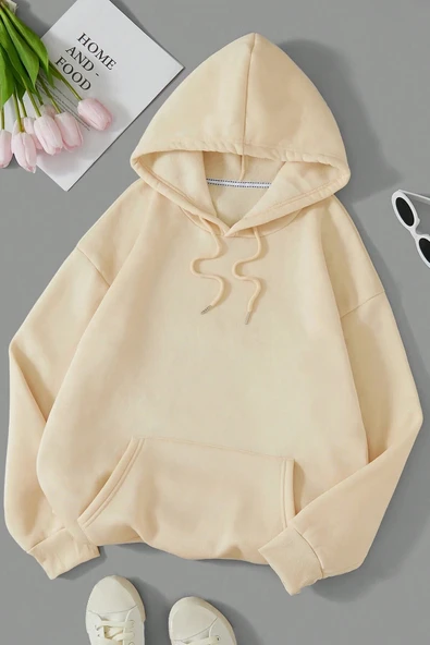 Havamda Değilim Baskılı Oversize Sweatshirt - 5