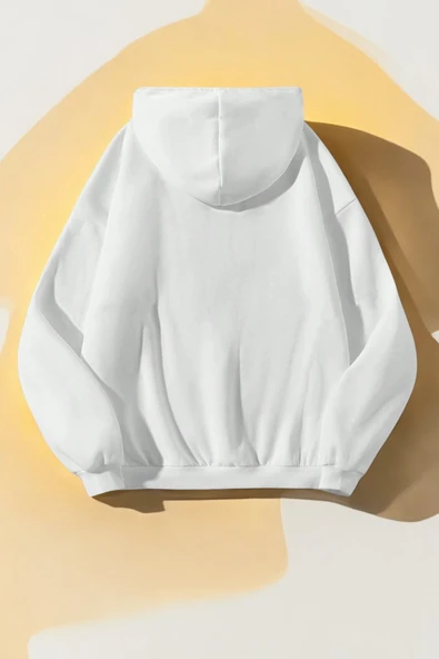 Flowers  Baskılı Oversize Sweatshirt - 4