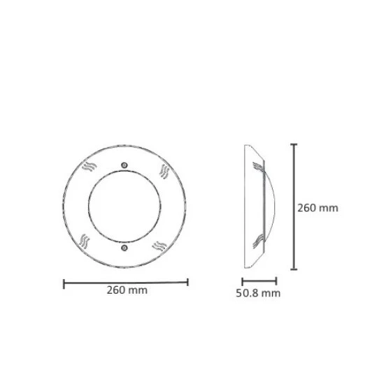 Mega Pool Gün Işığı Led ( Osram ) Sıva Üstü Havuz Aydınlatma Lambası-Flat Type Led Lights-ToptancıyızBiz - 3