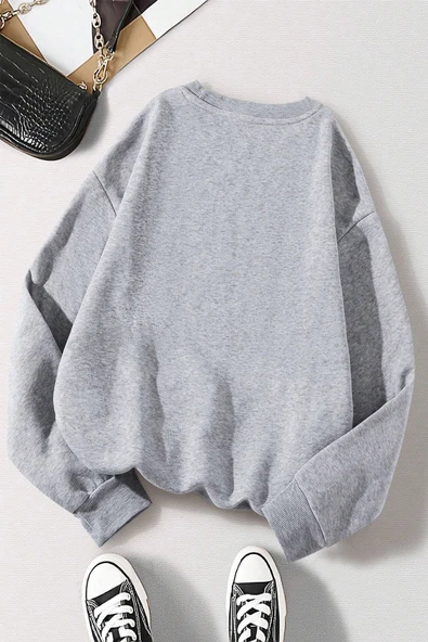 Arizona Baskılı Oversize Sweatshirt - 2